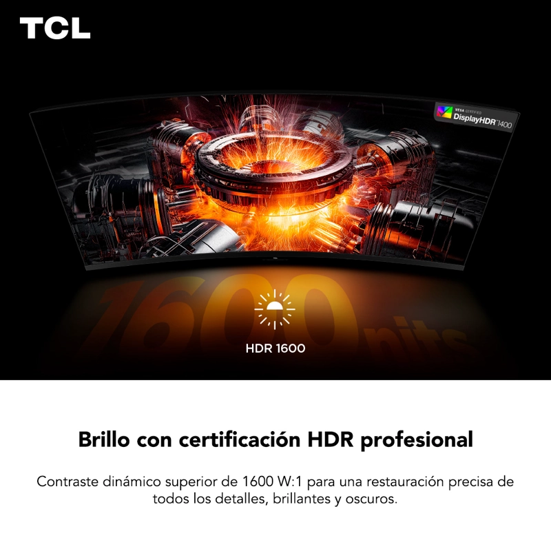 MONITOR GAMER TCL QD-MINI LED 34R83Q QHD 165HZ - 4