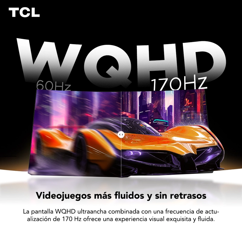 MONITOR GAMER TCL QD-MINI LED 34R83Q QHD 165HZ - 5