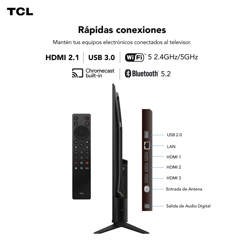 SMART TV TCL 55' UHD 4K UHD 4K V6D - 8