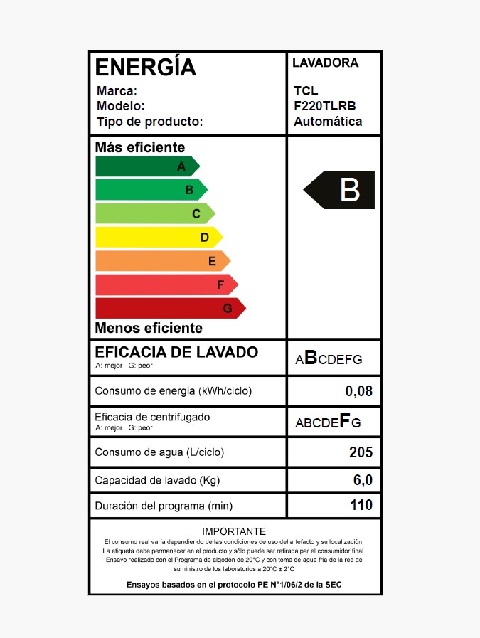 LAVADORA CARGA SUPERIOR 20KG  F220TLRB - 10