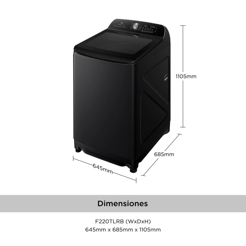 LAVADORA CARGA SUPERIOR 20KG  F220TLRB - 4