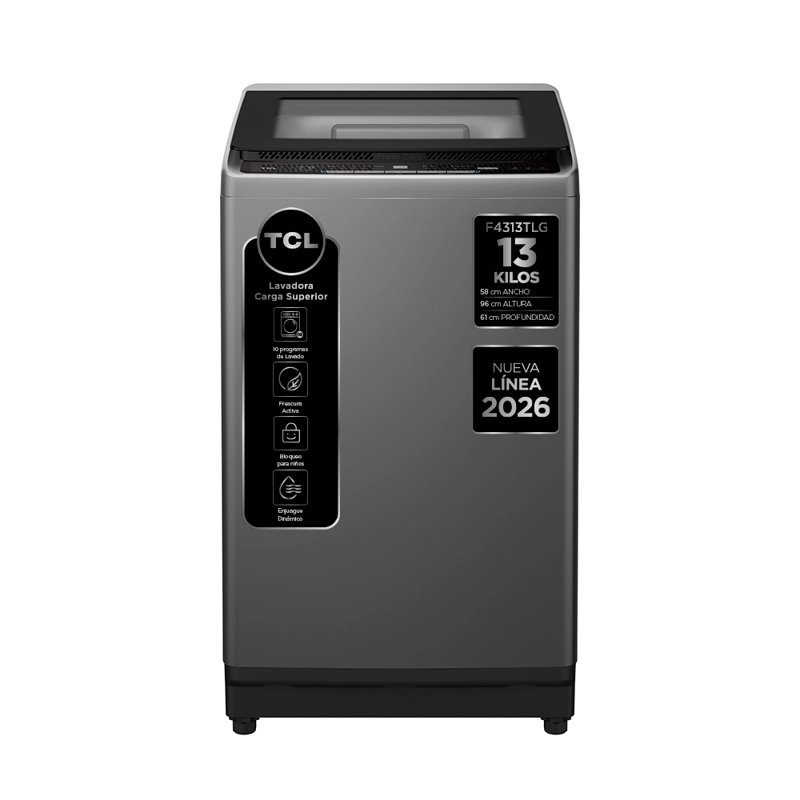 LAVADORA CARGA SUPERIOR 13KG  TITANIO F4313TLG - 1