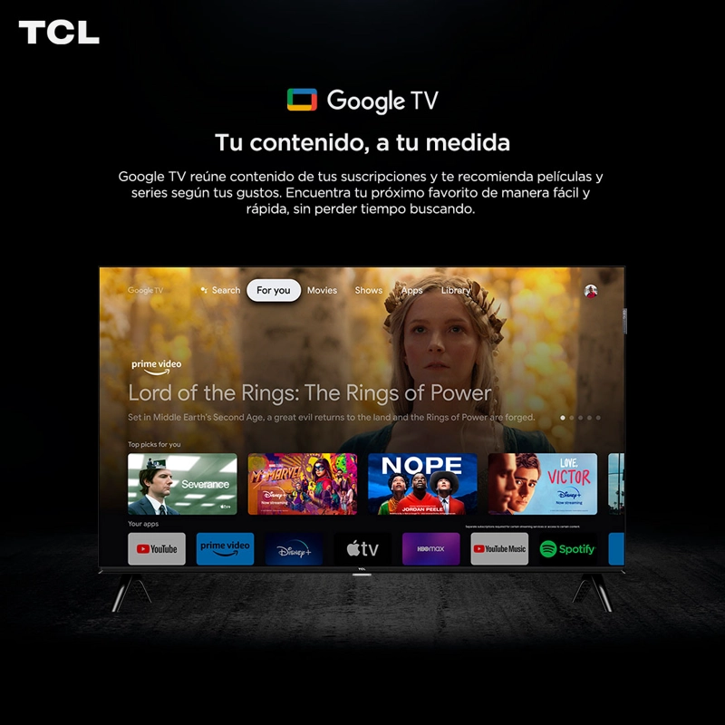 SMART TV 50' TCL FULL HD QLED 50S5K - 7