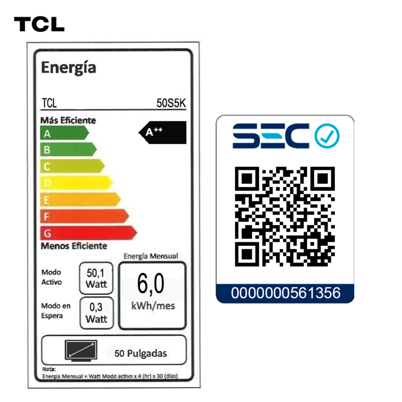 SMART TV 50' TCL FULL HD QLED 50S5K - 9