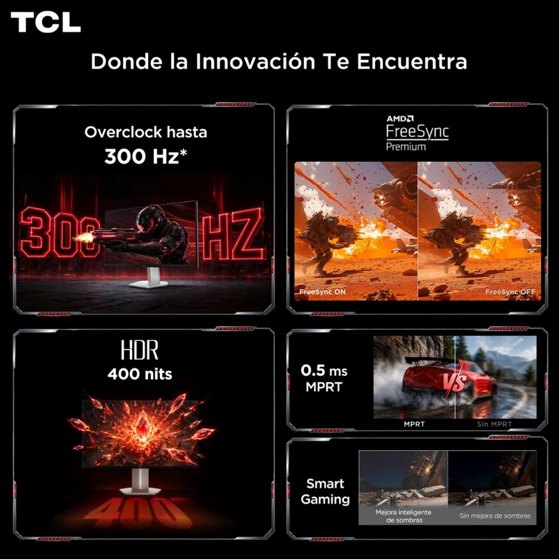 MONITOR GAMER TCL 27P1AD FHD 300HZ - 2