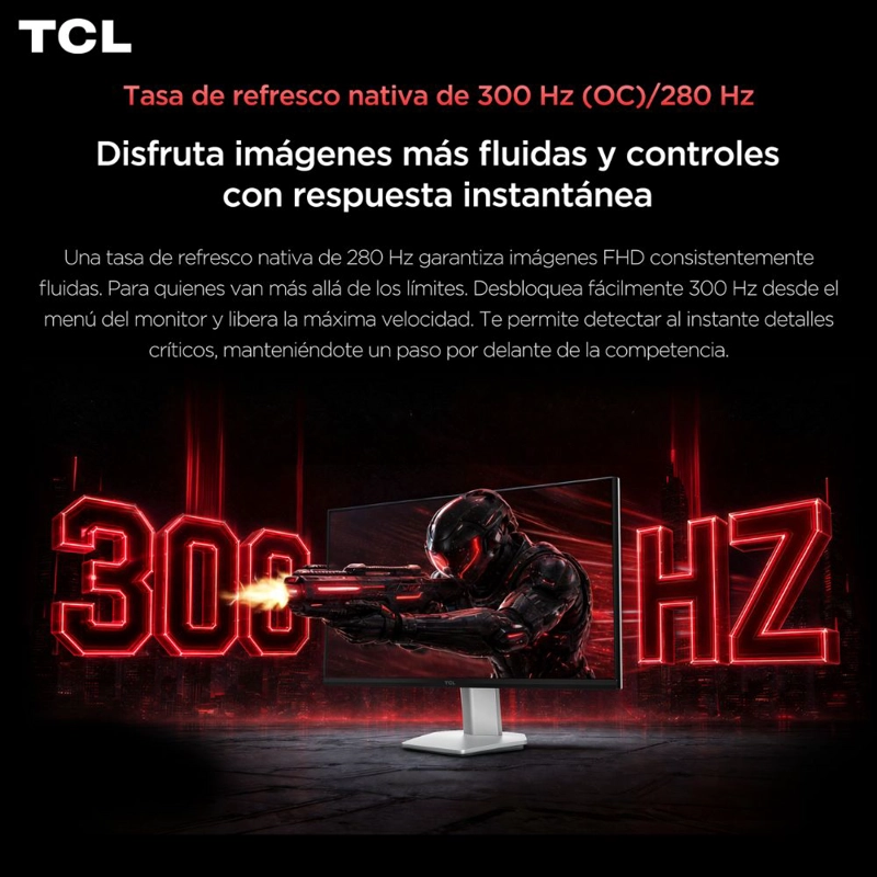 MONITOR GAMER TCL 27P1AD FHD 300HZ - 4