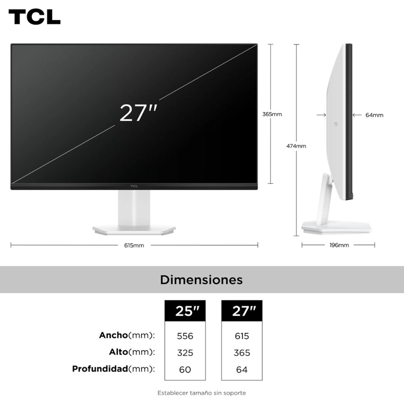 MONITOR GAMER TCL 27P1AD FHD 300HZ - 8