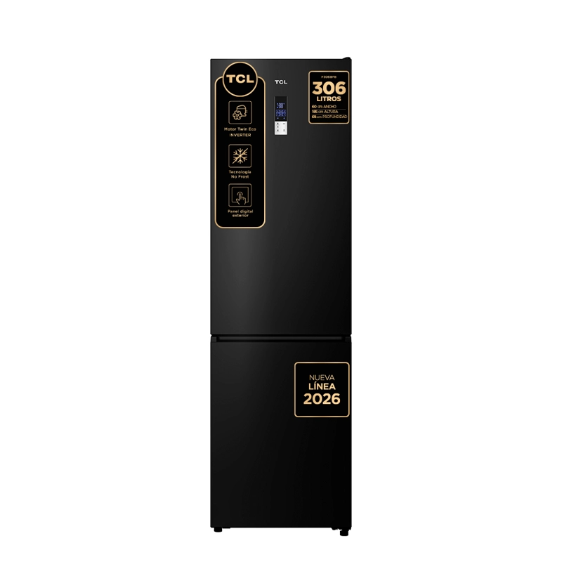 REFRIGERADOR BOTTOM FREEZER NO FROST 306L P306BFB - 1
