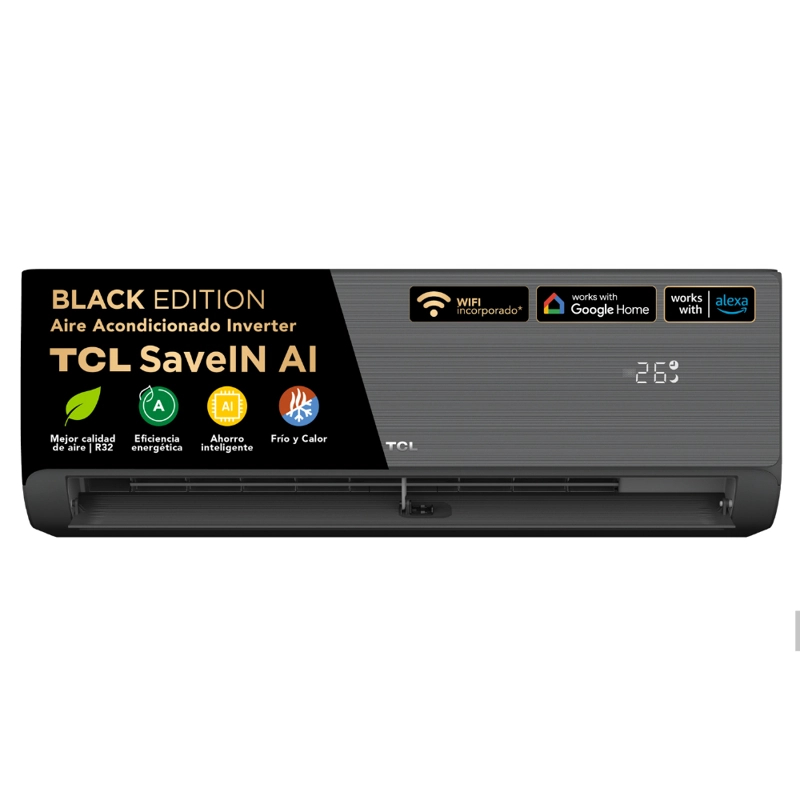 AIRE ACONDICIONADO INVERTER SAVEIN BLACK AI 18000 BTU WIFI - 1