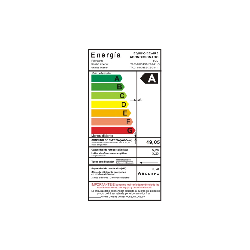 AIRE ACONDICIONADO INVERTER SAVEIN BLACK AI 18000 BTU WIFI - 11