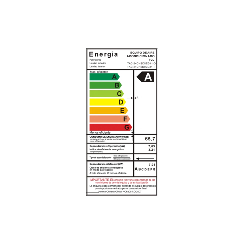 AIRE ACONDICIONADO INVERTER SAVEIN BLACK AI 24000 BTU WIFI - 7
