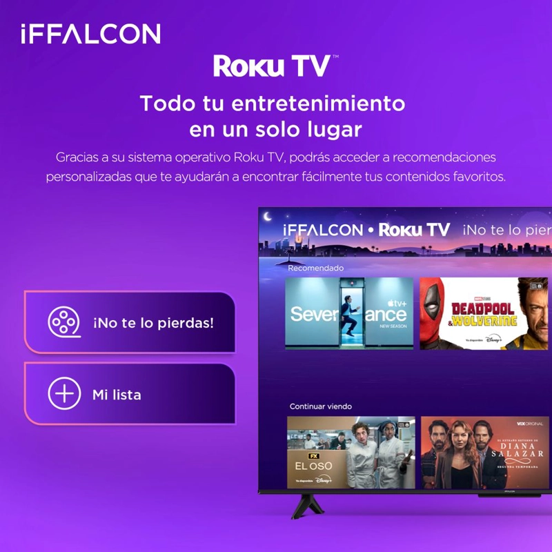 SMART TV IFFALCON ROKU TV 32' FHD S45AR - 9