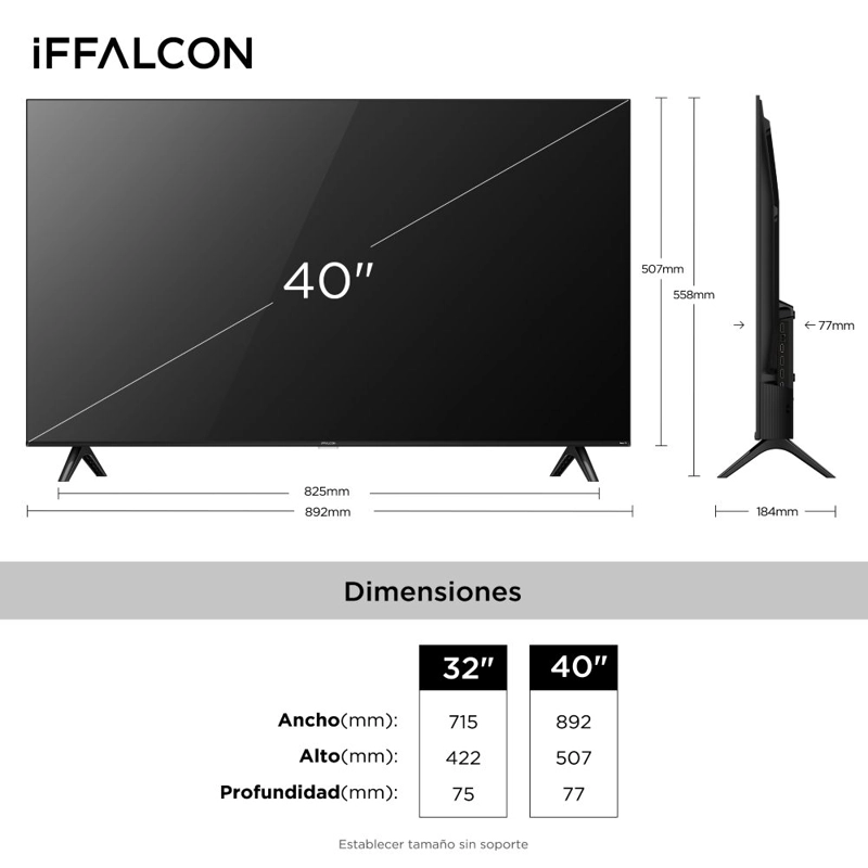 SMART TV IFFALCON ROKU TV 40' FHD S45AR - 3