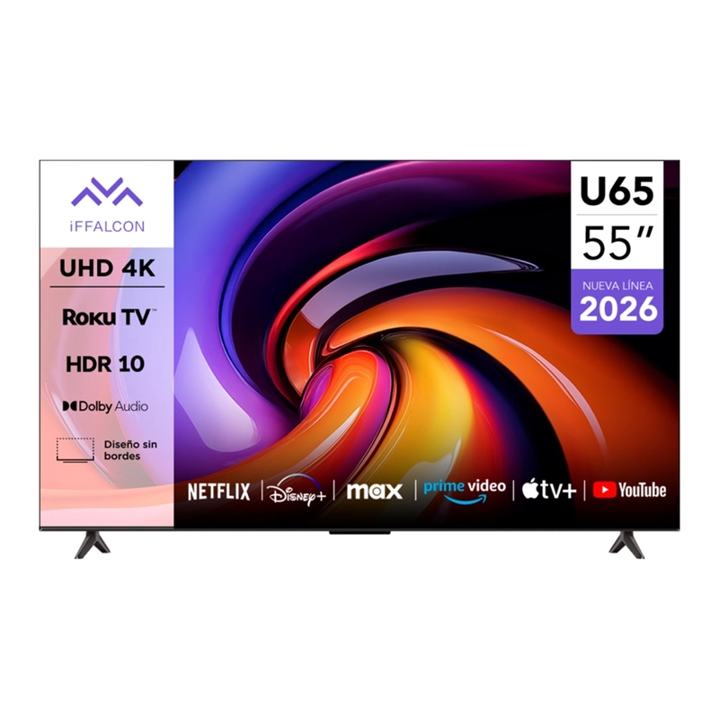 SMART TV IFFALCON ROKU TV 55' UHD U65AR - 1