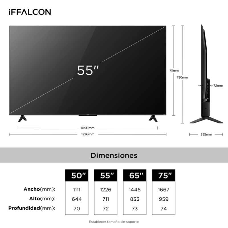 SMART TV IFFALCON ROKU TV 55' UHD U65AR - 3