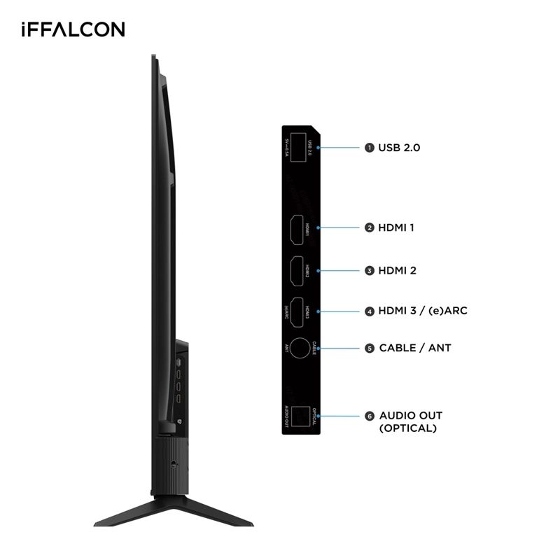 SMART TV IFFALCON ROKU TV 55' UHD U65AR - 4
