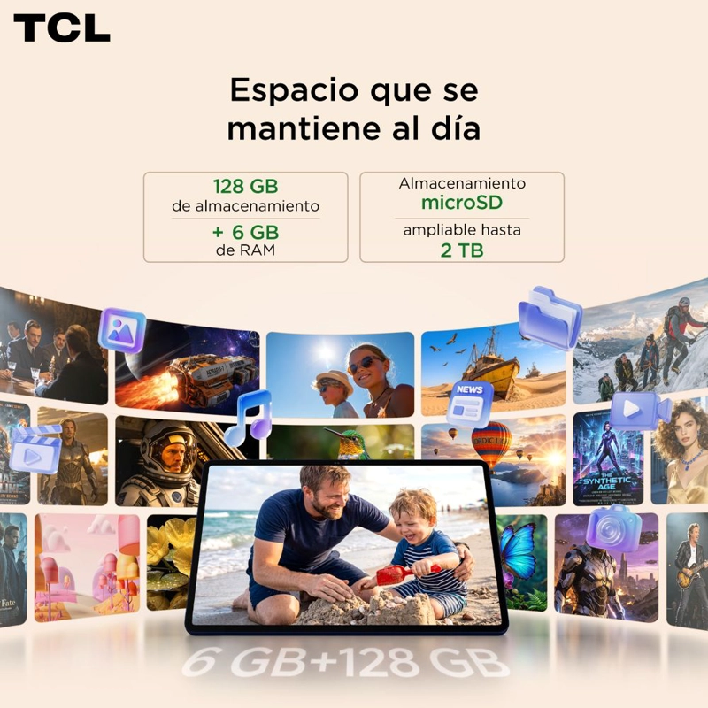 TAB A1 128GB / 6GB OCTA CORE 11' 2.1K 90HZ + FUNDA - 6