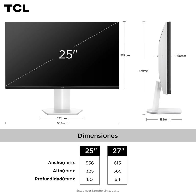 MONITOR GAMER TCL 25P1AD FHD 300HZ - 6
