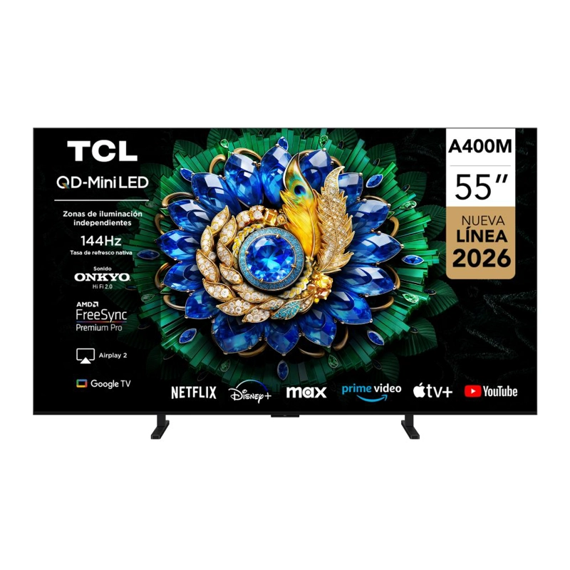 SMART TV TCL 55' QD-MINI LED UHD 4K 55A400M - 1