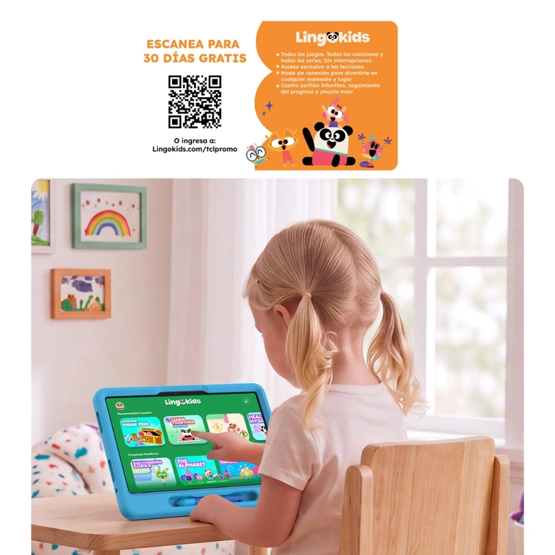 TAB A1 KIDS 128GB / 6GB OCTA CORE 11' 2.1K 90HZ + PROTECTOR Y LAPIZ PARA NIÑOS - 4