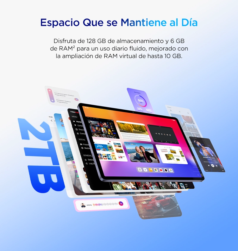 TAB A1 PLUS 128GB / 6GB OCTA CORE 12.2' 2.4K 120HZ + FUNDA - 6