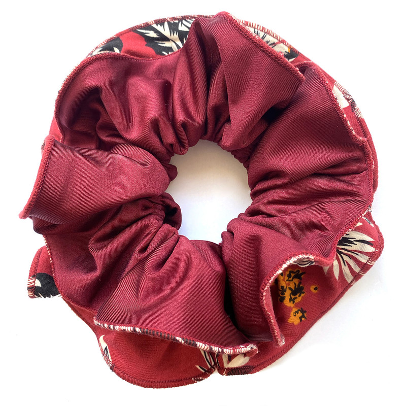 SCRUNCHIE TULIPAN CHERRY PALMERAS MARIA PASKARO - 1