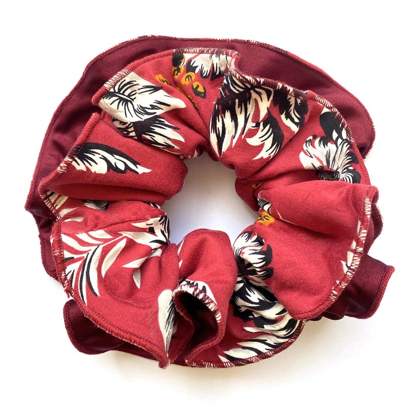 SCRUNCHIE TULIPAN CHERRY PALMERAS MARIA PASKARO - 2