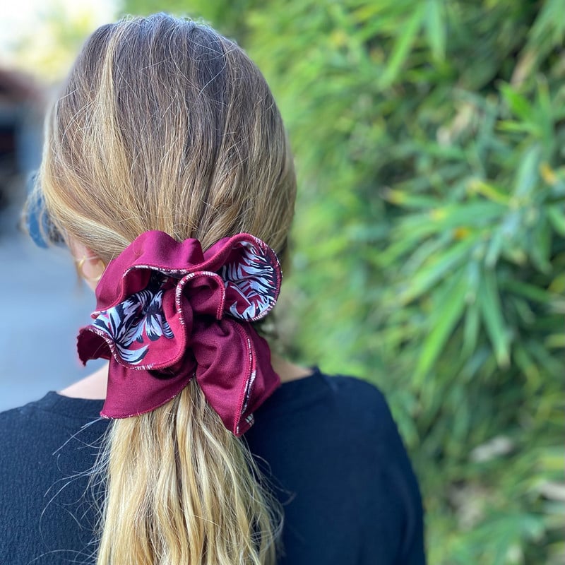 SCRUNCHIE TULIPAN CHERRY PALMERAS MARIA PASKARO - 3
