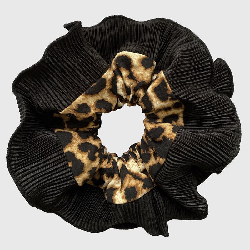 SCRUNCHIE BEGONIA XL ANIMAL NEGRO MARIA PASKARO - 1
