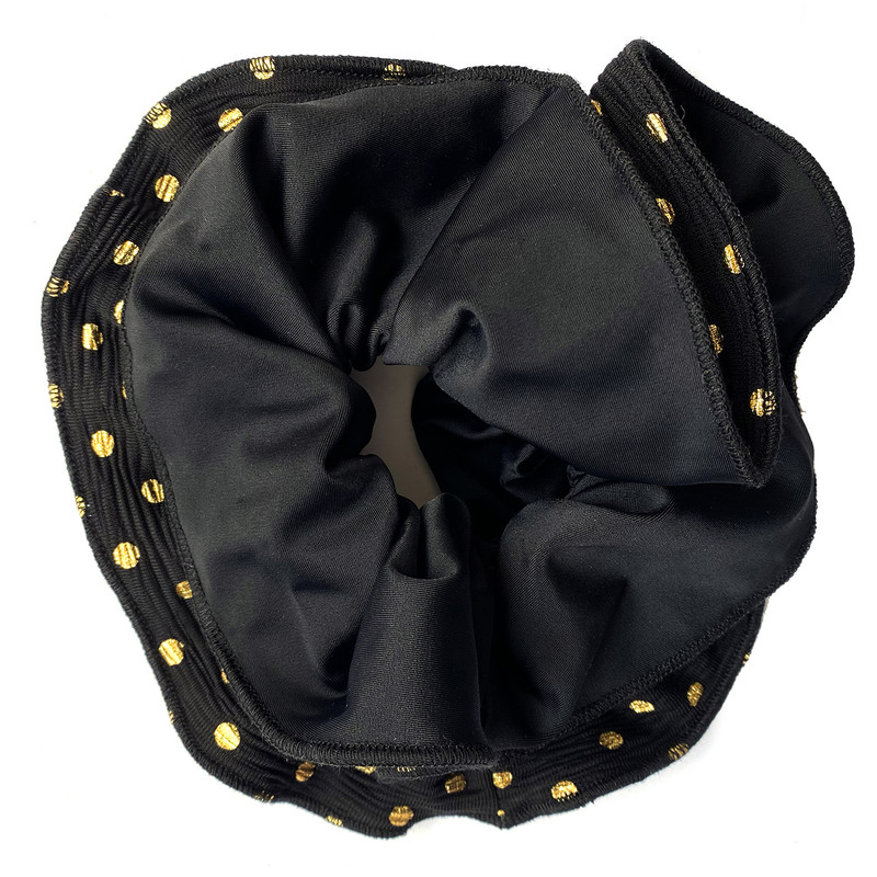 SCRUNCHIE TULIPAN L PUNTOS NEGRO MARIA PASKARO - 1