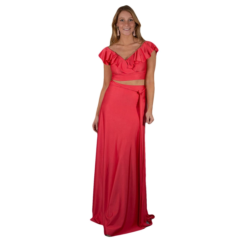 PETO MARKEN CORAL LYCRA DUPONT VUELO GRANDE MARIA PASKARO - 4