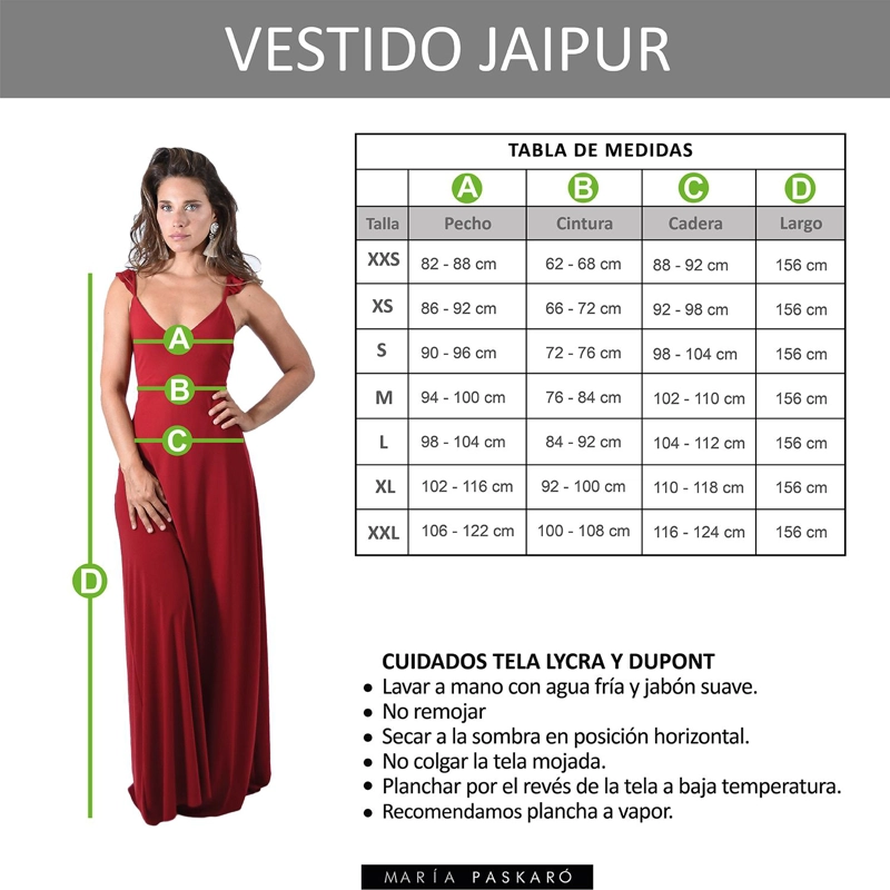 VESTIDO LARGO MUJER MARIA PASKARO TURQUESA JAIPUR FLORES CORAL VUELITOS - 5