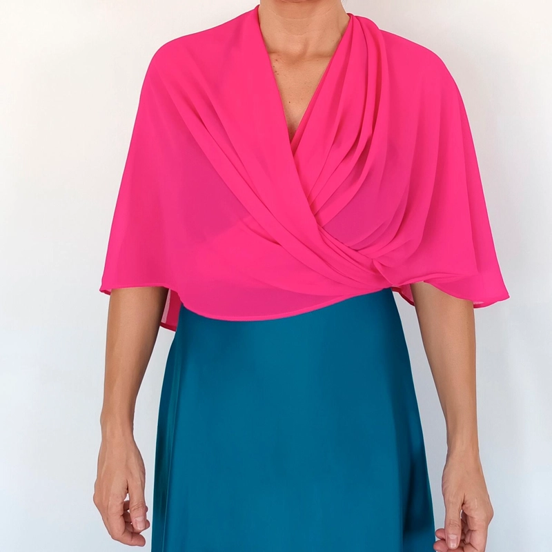 TAPADO CAPA MULTIFORMA CATANIA FUCSIA GASA MARIA PASKARO - 5