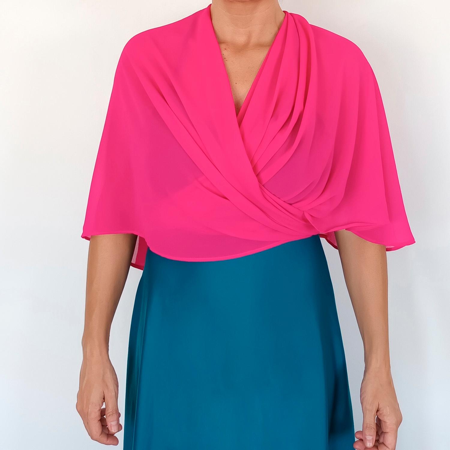 TAPADO CAPA MULTIFORMA CATANIA FUCSIA GASA MARIA PASKARO - 5