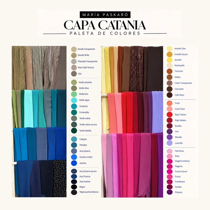 TAPADO CAPA MULTIFORMA CATANIA VERDE AGUA GASA MARIA PASKARO - 2