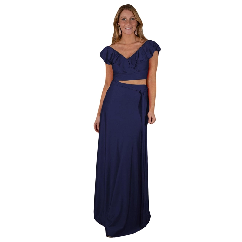 PETO MARKEN AZUL MARINO LYCRA DUPONT VUELO GRANDE MARIA PASKARO - 4