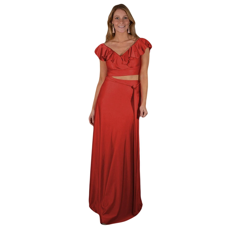 PETO MARKEN ROJO LYCRA DUPONT VUELO GRANDE MARIA PASKARO - 3