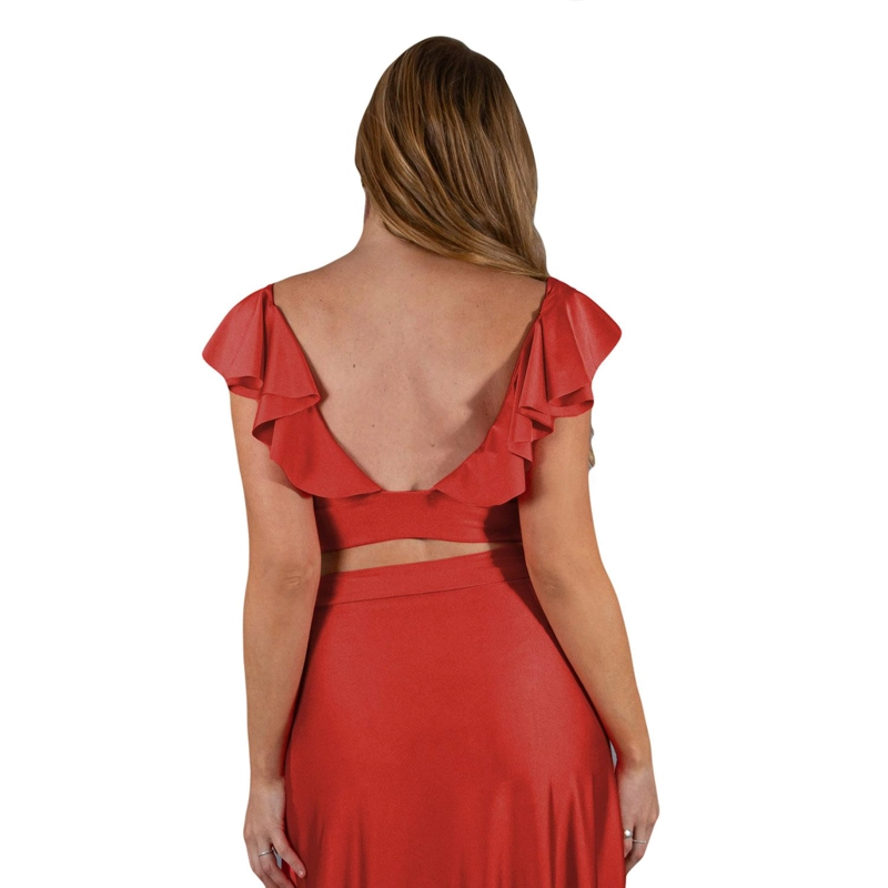 PETO MARKEN ROJO LYCRA DUPONT VUELO GRANDE MARIA PASKARO - 4