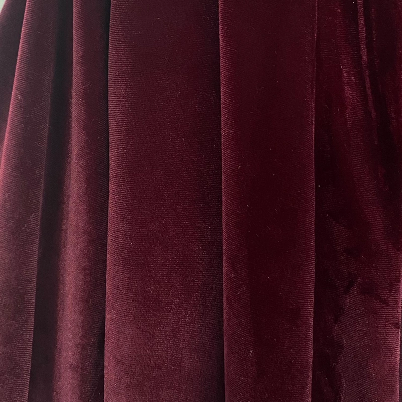 TAPADO KIMONO LARGO VERONA BURDEO OSCURO TERCIOPELO MARIA PASKARO - BURDEO - L/XL - 5