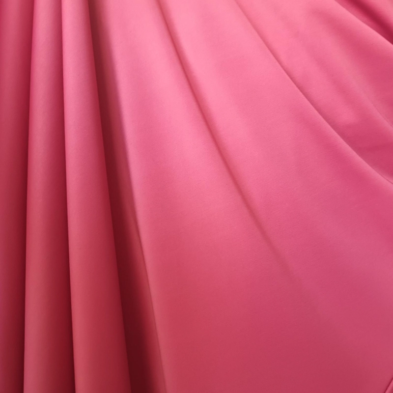 VESTIDO LARGO MARKEN ROSA LYCRA DUPONT MARIA PASKARO - 4