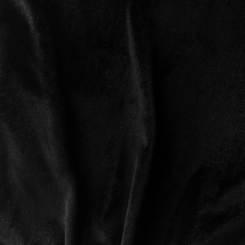TAPADO KIMONO LARGO VUELOS NEGRO TERCIOPELO MARIA PASKARO - 2