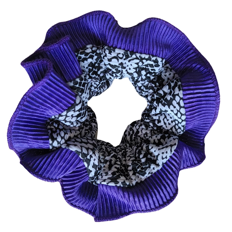 SCRUNCHIE MARIA PASKARO BEGONIA MORADO COLLET M PITON - 1