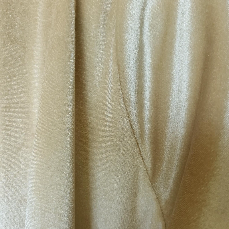 TAPADO KIMONO LARGO VERONA BEIGE TERCIOPELO MARIA PASKARO - 4