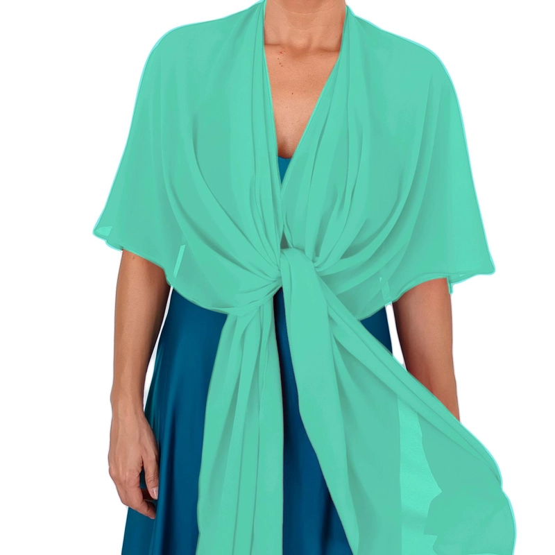 TAPADO CAPA MULTIFORMA REGULAR FIT MUJER MARIA PASKARO MENTA CATANIA GASA - 2
