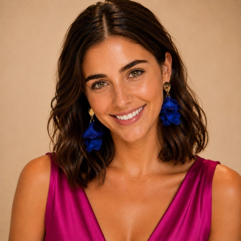 AROS CLOE AZUL MARIA PASKARO - 1