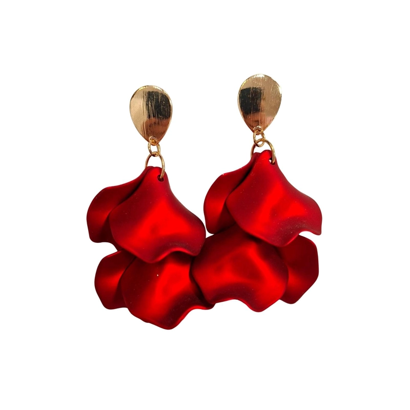 AROS CLOE ROJO MARIA PASKARO - 2