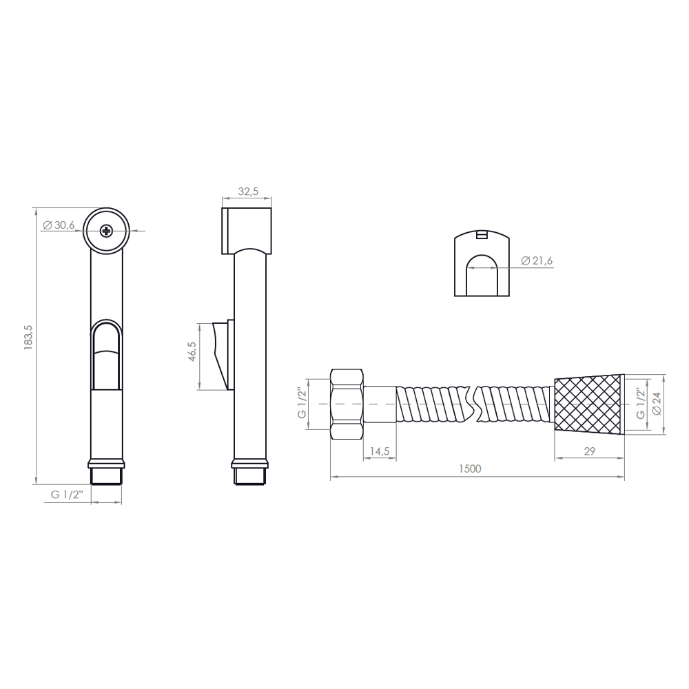 JUEGO DE DUCHA BIDET ARABE - 4