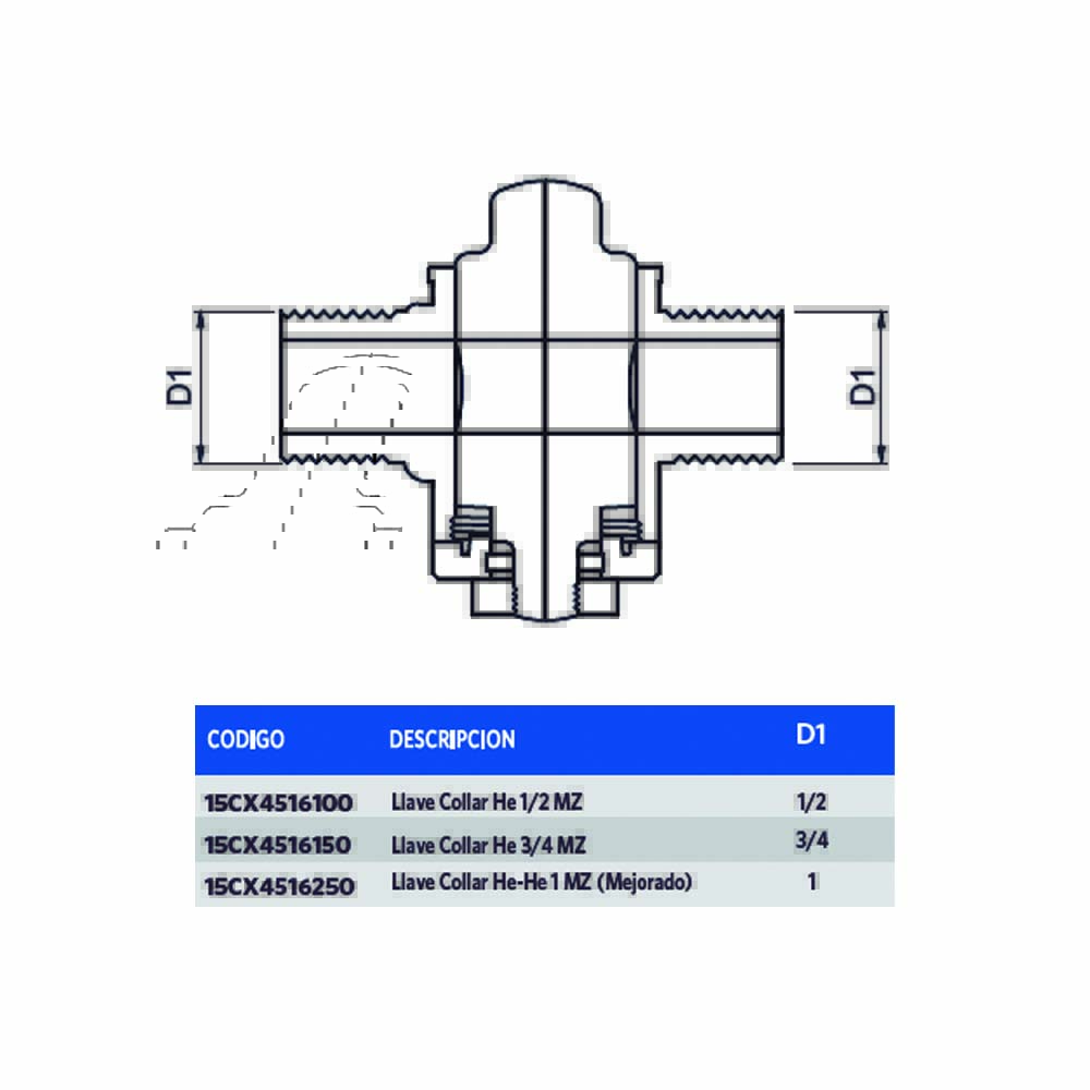 LLAVE COLLAR HE-HE 1 MZ - 2
