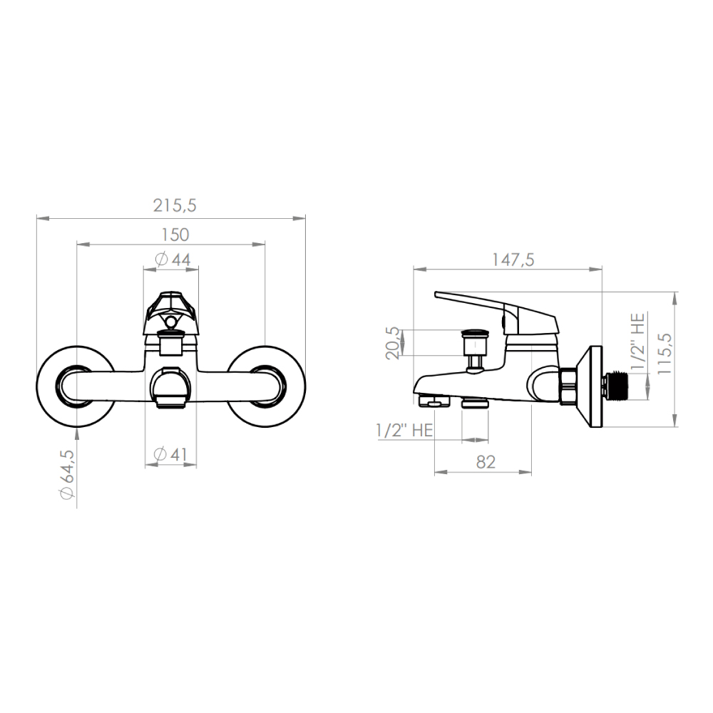LLAVE GRIFERIA TINA DUCHA AUSTIN - 6