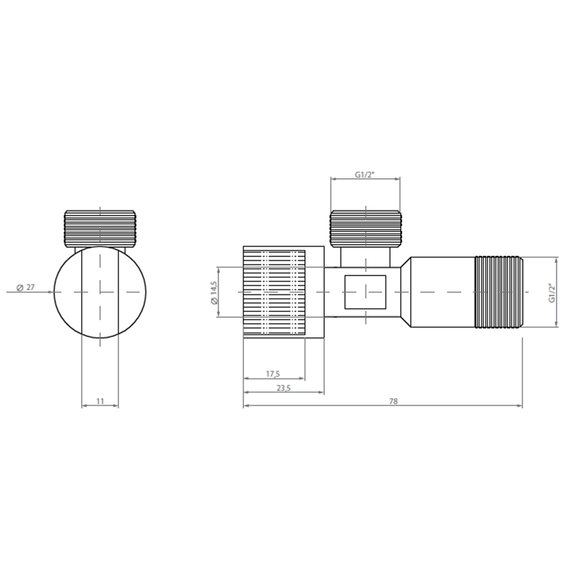 LLAVE ANGULAR HE 1/2X1/2 - 2
